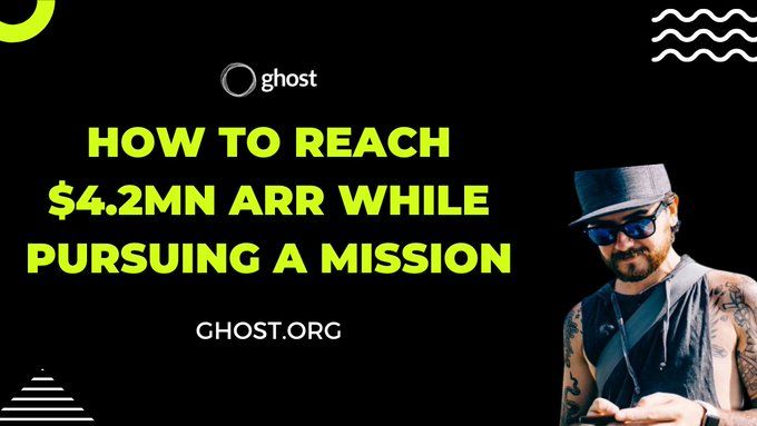 How to reach $4.2M ARR while pursuing a mission | Ghost👻
